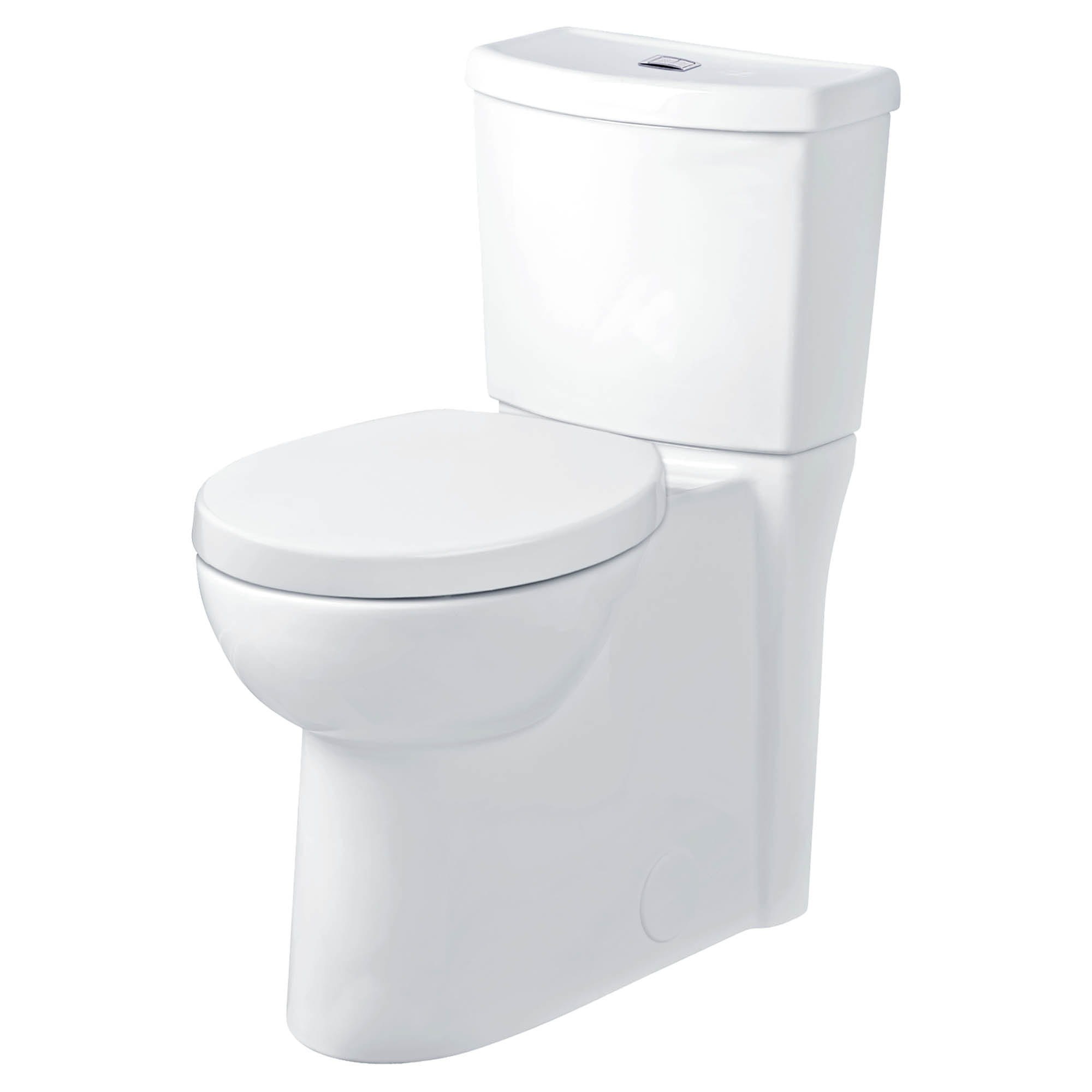 Studio Skirted Two-Piece Dual Flush 1.6 gpf/6.0 Lpf and 1.1 gpf/4.2 Lpf Chair Height Round Front Toilet With Seat